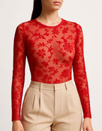 Чувствайте се Неустоима: Флорално Тюлено Боди-Бикина&nbsp;

Прегърнете женствеността и самочувствието си с това изящно боди. Създадено да подчертае Вашата фигура и да вдъхнови увереност, то е идеалният избор за всеки повод, когато имате нужда да се почувствате специална и желана.

&nbsp;Основни Характеристики и Предимства:

Изящна Тюлена Материя и Флорална Дантела: Нежната прозрачност на тюла, съчетана с красиви флорални мотиви, създава впечатляващ и романтичен вид. Придава чувство на лекота, ефирност и еле