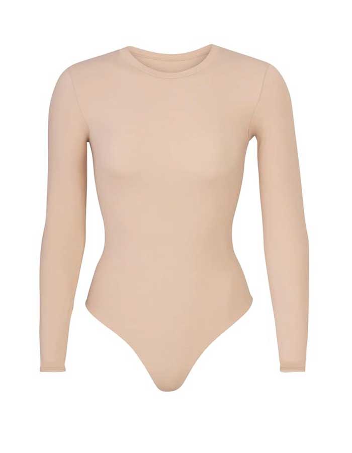 Памучно боди блуза, ПРАШКА, бежово, 056