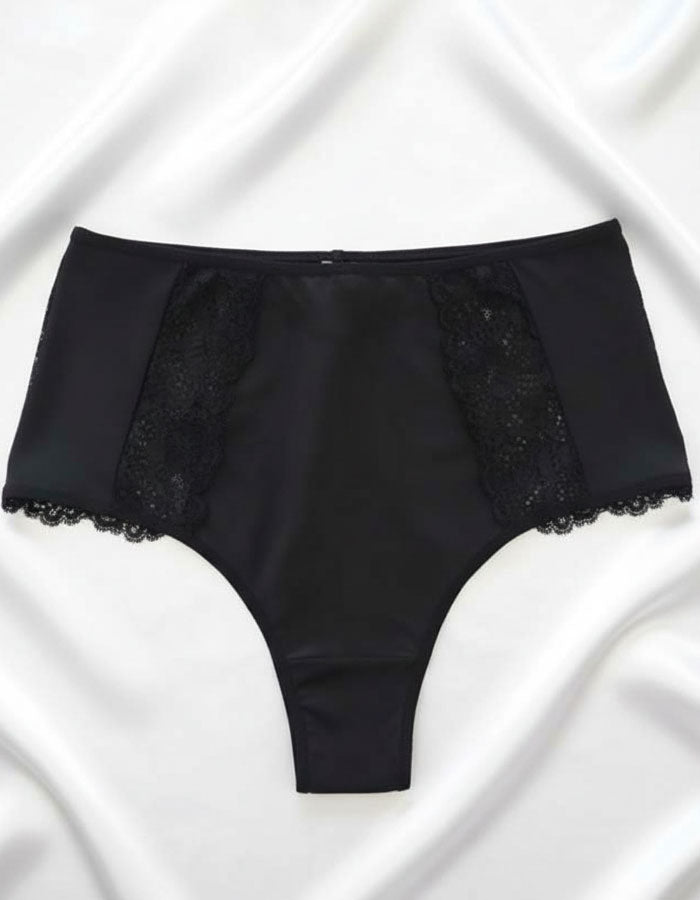 Луксозна бразилиана с висока талия, Komfi waist, черен, 080