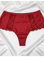 Луксозна бразилиана с висока талия, Komfi waist, червен, 080