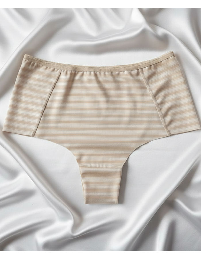 Стягаща бразилиана с висока талия, телесна, Марина, 081