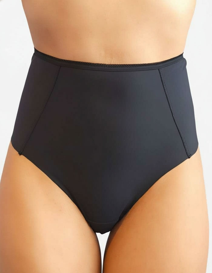 Стягаща бразилиана с висока талия, черна , Марина, 081
