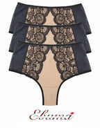 Луксозна, красива и удобна бразилиана от микрофибър, дантела и тюл. Дантелата отпред е положена върху бежовия микрофибър и придава загадъчна визия. Бразилианата е идеалният ви избор за вашия панталон или дънки с висока талия, за да е завършена пълната ви визия.
Моделът е вдъхновен от идеята при съчетание на удобство и секси излъчване.
Женствените комбинации от класически и винаги актуални цветове правят модела привлекателен и неустоим.
Моделът е с висока талия и секси визия.
Дизайнът на дантелата може да е 