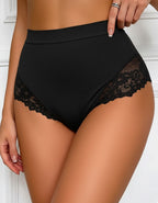 Луксозна бразилиана с висока талия, черен, 099