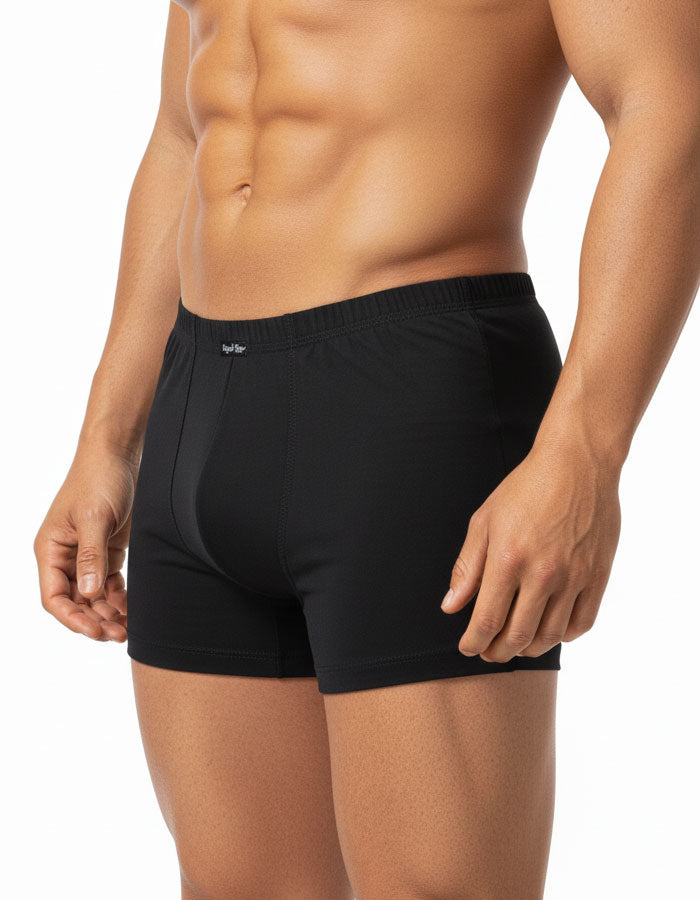 Мъжки боксер от нерециклиран памук – комфорт и стил от Royal Tiger

Открийте удобството и качеството на мъжките боксерки Royal Tiger, създадени за мъже, които държат на естествените материи и безупречния стил.
Изработени от 90% нерециклиран памук и 10% еластан, тези боксерки осигуряват невероятна мекота и дишащ комфорт през целия ден.

✔ Удобни крачоли – осигуряват свобода на движение без впиване или разтягане.
✔ Актуални акценти – модерен дизайн, съчетан с прецизни детайли за стилна визия.
✔ Българско прои