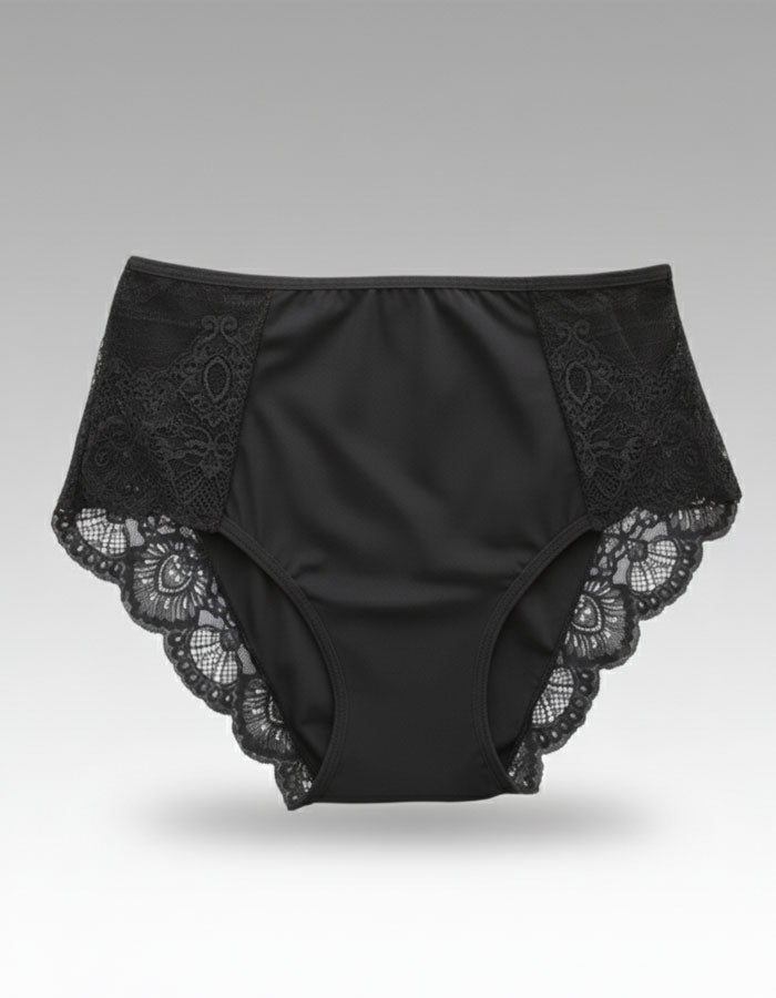 Чувствайте се красива, уверена и обгърната в мекота с тази елегантна дамска бикина от микрофибър и Дантела. Моделът съчетава лукс и комфорт – предната част е от фино гладък микрофибър, който не се очертава под дрехите, а гърбът е изработен от нежна Дантела, която придава изключителна женственост и чувствена визия.

Благодарение на еластичността и прецизната кройка, бикината прилепва перфектно по тялото, без да стяга или да оставя следи. Идеална е за носене както в ежедневието, така и под фини или прилепнали