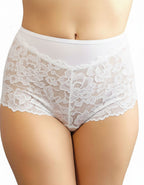 Памучна бикина/ боксер с дантела, Elegance, бял , 119