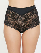 Памучна бикина/ боксер с дантела, Elegance, черен , 119