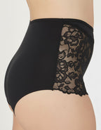 Памучна бикина/ боксер с дантела, Elegance, черен , 119