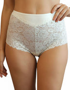 Памучна бикина/ боксер с дантела, Elegance, екрю , 119