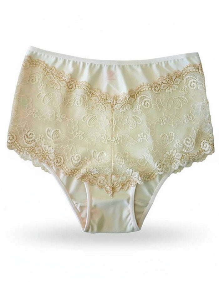 Памучна бикина/ боксер с дантела, Elegance, екрю , 119