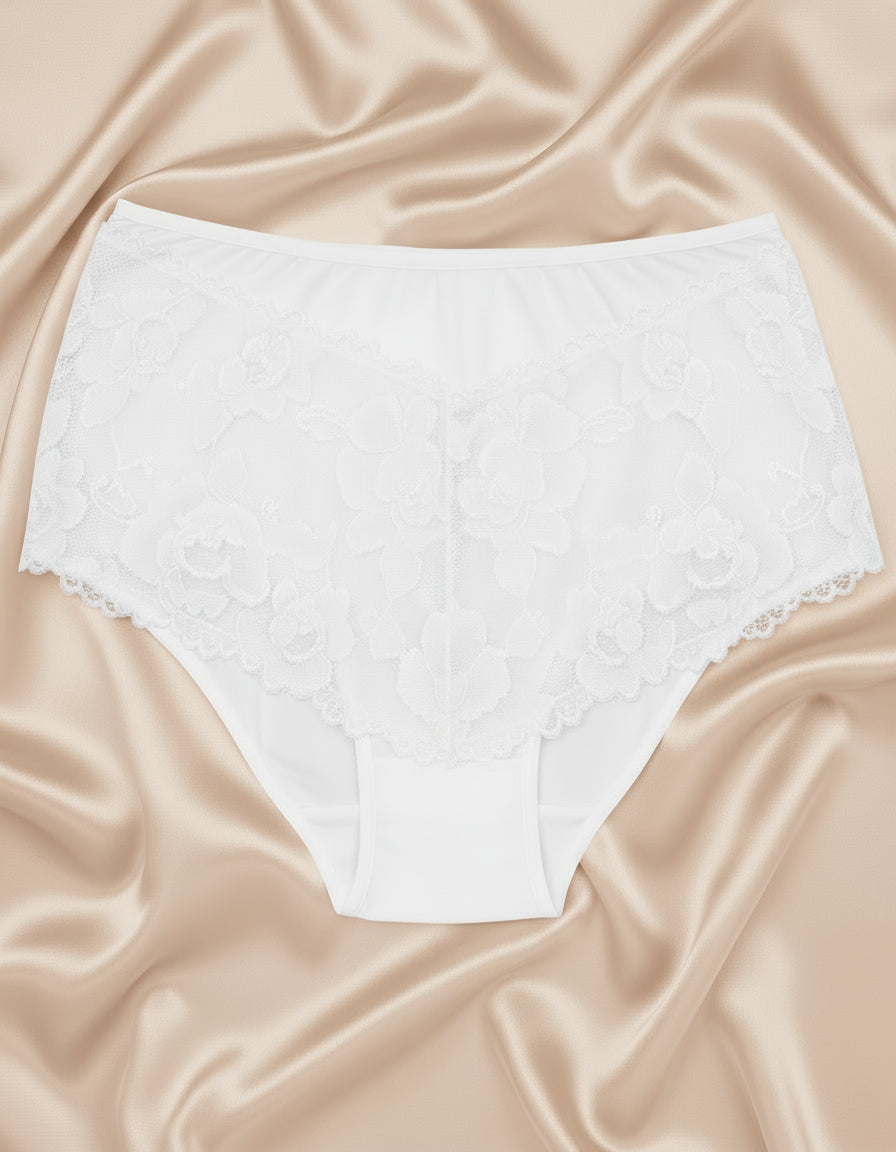 Памучна бикина/ боксер с дантела, Elegance, патладжан, 119