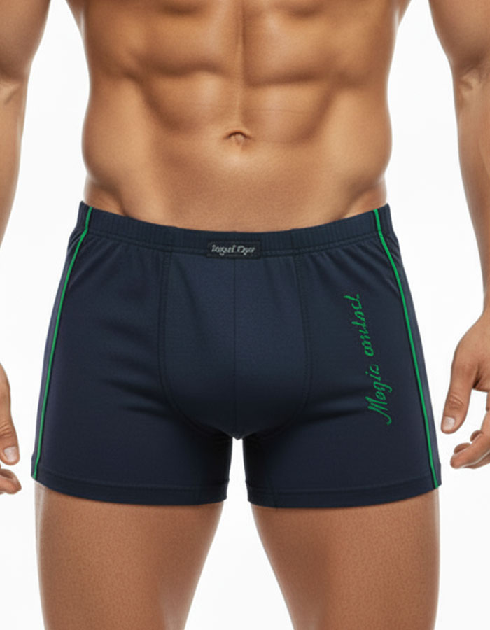 Мъжки боксер от нерециклиран памук – комфорт и стил от Royal Tiger

Открийте удобството и качеството на мъжките боксерки Royal Tiger, създадени за мъже, които държат на естествените материи и безупречния стил.
Изработени от 90% нерециклиран памук и 10% еластан, тези боксерки осигуряват невероятна мекота и дишащ комфорт през целия ден.

✔ Удобни крачоли – осигуряват свобода на движение без впиване или разтягане.
✔ Актуални акценти – модерен дизайн, съчетан с прецизни детайли за стилна визия.
✔ Българско прои