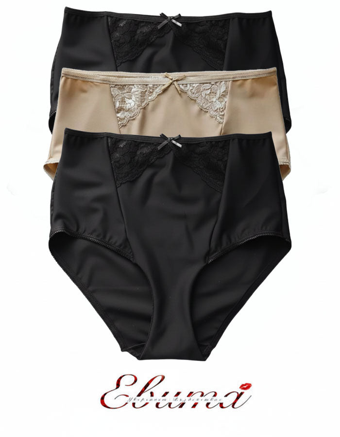 Стягащата бразилиана с висока талия е истинско бижу в света на луксозното бельо. Тя е с висока талия, което осигурява отлична подкрепа на фигурата и помага за оформянето на силуета. Изработена е изцяло от фина стягаща материя, която не запарва и осигурява комфорт през целия ден. Липсата на ластици, освен на талията, гарантира стабилност, без да създава усещане за стягане или дискомфорт.

В зоната на хигиенното парче шевовете са скрити, което не само придава елегантност, но и повишава удобството при носене. 