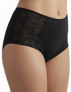 Оформяща бикина с Висока талия без ластик на крачолите, Elegance, черен, 133