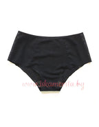 Оформяща бикина с Висока талия без ластик на крачолите, Elegance, черен, 133