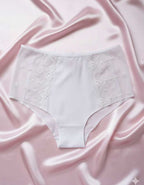 Луксозен боксер от микрофибр с висока талия, Grace, бял, 135