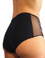 Луксозен боксер от микрофибр с висока талия, Grace, черен, 135