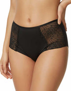 Луксозен боксер от микрофибр с висока талия, Grace, черен, 135