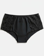 Луксозен боксер от микрофибр с висока талия, Grace, черен, 135