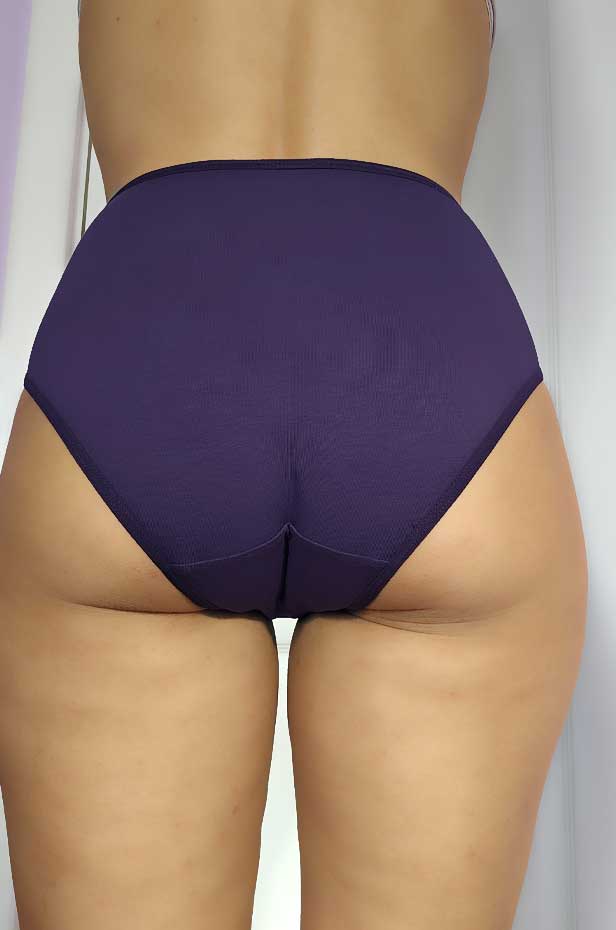 Сет 3 броя памучни бикини с висока талия, Мaria, цвят по избор, 221