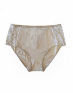 Памучна бикина с висока талия, Aurora, бежово, 161