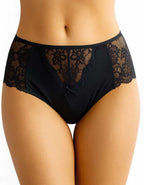 Памучна бикина с висока талия, Aurora, черен, 161