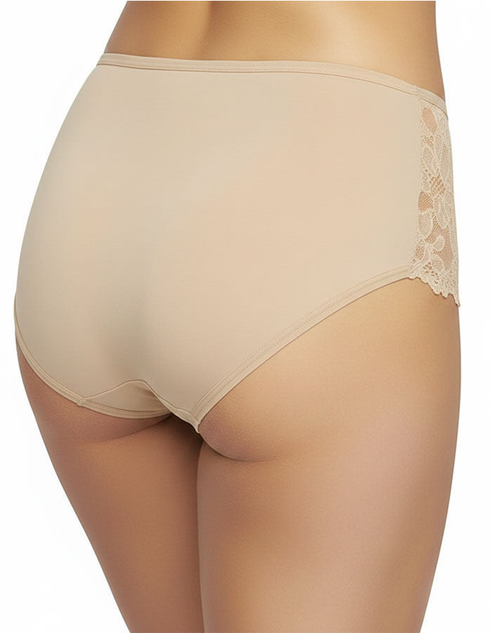 💎 БИКИНА С ВИСОКА ТАЛИЯ ОТ ВИСОКОКАЧЕСТВЕН ПАМУК

Открийте комфорта и женствеността с тази бикина с висока талия от луксозен памук, част от колекцията дамско бельо Evita. Моделът съчетава удобство, стил и мекота, за да ви накара да се чувствате уверени и красиви всеки ден.

✔ Памучно бельо с еластан – осигурява нежно прилепване и свобода на движението.
✔ Елегантна дантела отпред и отстрани – подчертава женствените линии и добавя изтънчен акцент.
✔ Висока талия и широки страни – оформят силуета и прикриват 