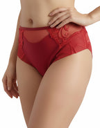 Преживейте Изискаността и Комфорта с нашата зашеметяваща бикина, обогатена с луксозен привкус, предоставяйки Ви несравнин Стил и Удоволствие. Тази изключителна бикина с висока талия съчетава удобство с изящество и красиви детайли, които я правят впечатляваща.

Двойният тюл по крайщата й отпред и отзад придава изисканост и неповторимост на модела. С гладките шевове отпред, тази бикина не само предлага страхотен дизайн, но и гладко приляга към тялото, осигурявайки Ви комфорт през целия ден.

Зашеметяваща бики