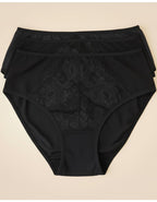 Памучна бикина с висока талия, Neda, черен , 165