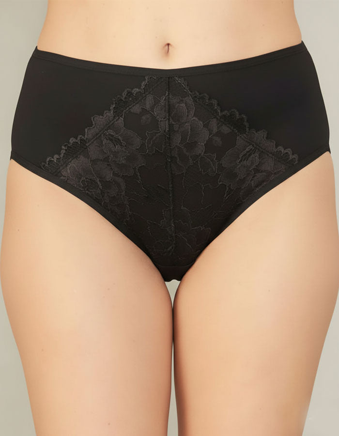 Пакет от 5 броя памучни бикини с висока талия, SOFT COTTON, микс