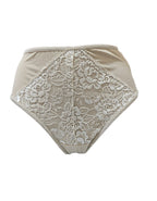 Памучна бикина с висока талия, Neda, бежов, 165