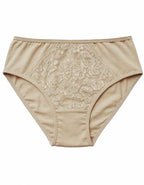 Памучна бикина с висока талия, Neda, бежов, 165