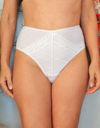 Памучна бикина с висока талия, Neda, бял, 165