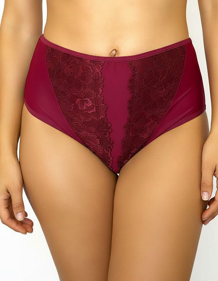 Поглезете себе си с комфорт и стил, които заслужавате!
Тези луксозни бикини с висока талия предлагат перфектно оформяне и изключителна мекота, за да се чувствате уверени и красиви всеки ден.


&nbsp;Защо да изберете този модел?&nbsp;
✔ Перфектно оформяне – високата талия и микрофибърът в коремната зона нежно прибира и изглажда силуета.
✔ Разкошен дизайн – фина дантелена притурка върху микрофибъра придава женственост и изтънченост.
✔ Пълно покритие на задната част – осигурява стабилност и комфорт, без да се 