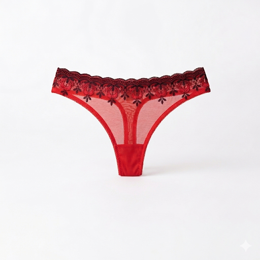 Луксозна прашка с бродерия, Red Romance, 358