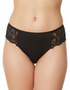 Преживейте изискаността и комфорта с нашата луксозна дамска бикина, представяща съчетание от изящество и качество. Изработена с внимание към всеки детайл, бикината предлага средна дълбочина и е изключително удобна благодарение на използваната микрофибър и дантела.

Задната част на бикината е изключително изчистена, като добавеният силикон на дантелата отзад придава изискан завършек и предотвратява неприятно събиране. Отличаваща се с перфектно покритие на задната част, бикината предоставя изключително усещан