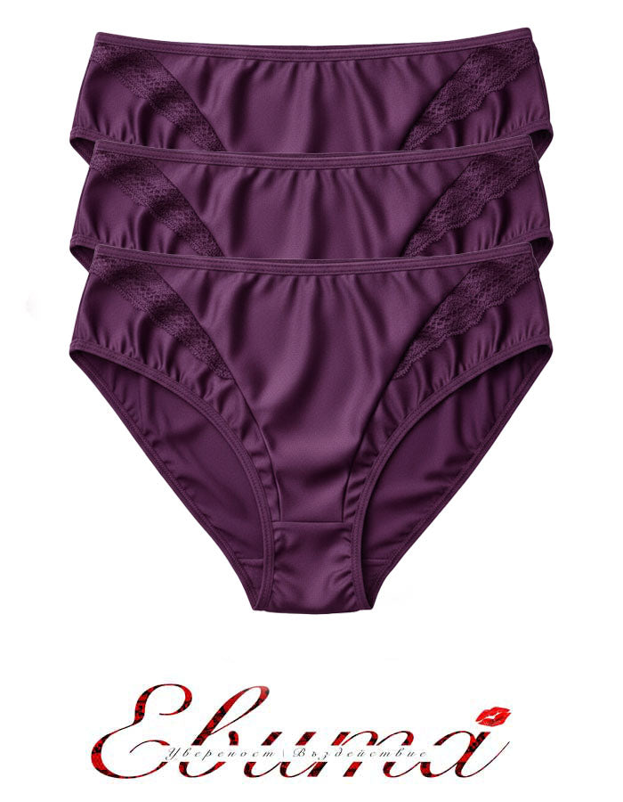 Представяме ви луксозна бикина, обединяващи изискаността и удобството в себе си.
Тази бикина със средна талия е изработена от микрофибър, който придава несравнен комфорт, а красивата дантелена притурка добавя допълнителна доза разкош.

Моделът не само предлага удобство, но и се отличава с отлично покритие на задната част. Комбинацията от микрофибър и дантела не осигурява само комфортно носене, но и стил и елегантност.
Този много красив и елегантен модел е съчетание от Изисканост и Практичност.

Отличното ка