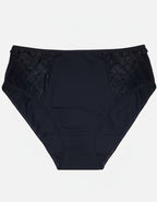 Памучна бикина с висока талия, Maria, черен, 221