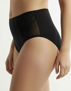 Памучна бикина с висока талия, Maria, черен, 221