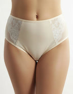 Памучна бикина с висока талия, Maria, екрю , 221