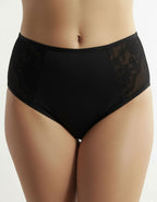 Памучна бикина с висока талия, Maria, черен, 221