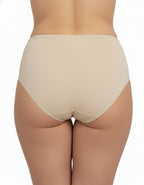 Памучна бикина с висока талия, Maria, бежова , 221