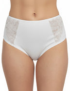 Памучна бикина с висока талия, Maria, бяла , 221