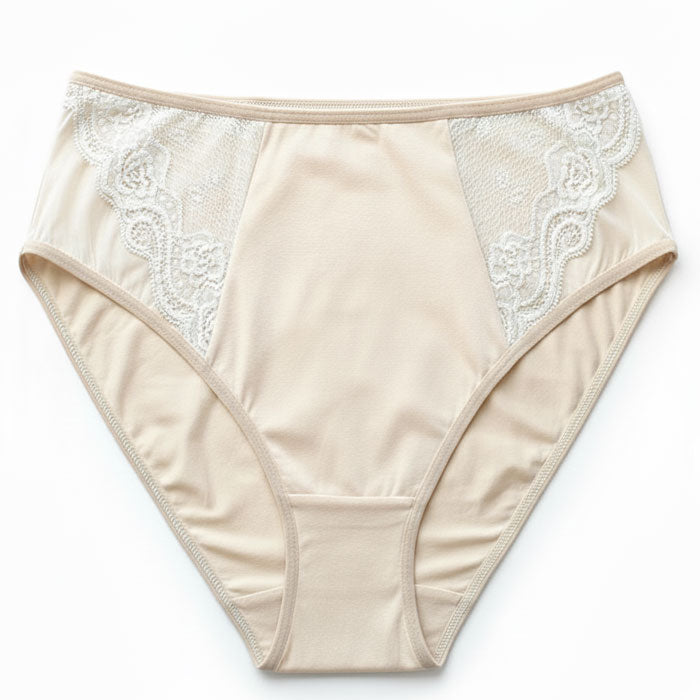 Памучна бикина с висока талия, Maria, екрю , 221