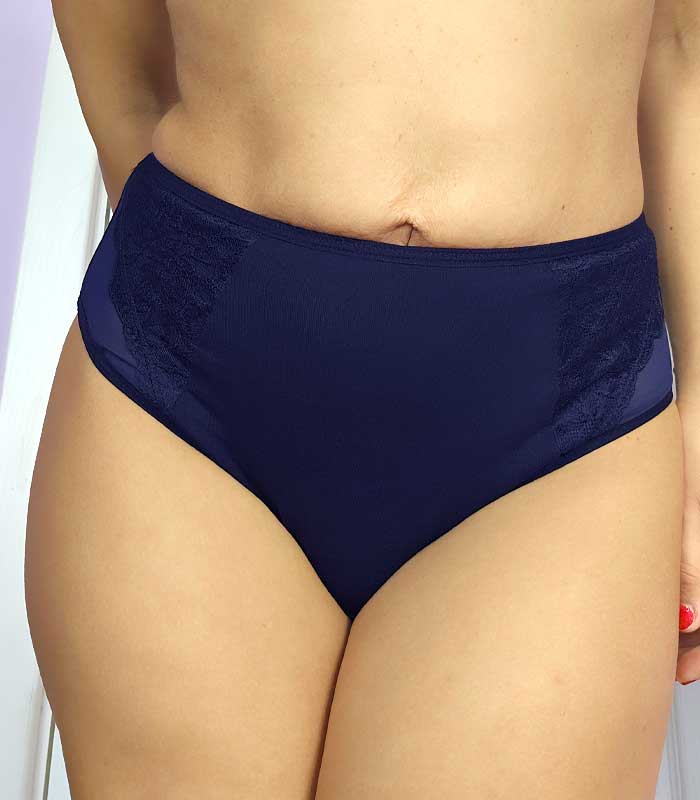 Сет 3 броя памучни бикини с висока талия, Мaria, цвят по избор, 221