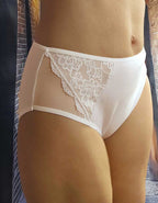 Сет 3 броя памучни бикини с висока талия, Мaria, цвят по избор, 221