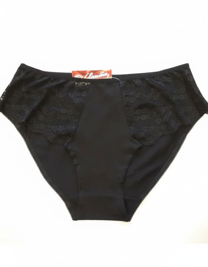 Класически модел бикина с дантела и с отлична покривност на задната част.
Изключително женствен и изискан модел.


- БИКИНА С ВИСОКА ТАЛИЯ
-&nbsp;ВИСОКОКАЧЕСТВЕН ПАМУК с нишка 40*1, която е еднослойно тъкана, което означава Нерециклирана
- мека и еластична дантела в средата отпред и на двете страни
- подсилено памучно дъно
-&nbsp;широки страни, за да има отлично покритие отзад и да заглажда паласките.
- мек и еластичен двойно прегънат ластик за повече стабилно ст и комфорт

Дизайнът на дантелата може да се 