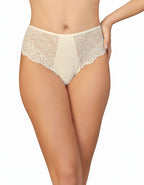 Памучна бикина с висока талия, Jisela, екрю , 223