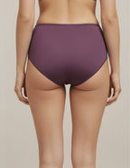 Луксозна бикина от микрофибър и дантела, Jisela Luxe, патладжан, 223